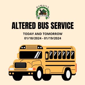 Altered Bus Service